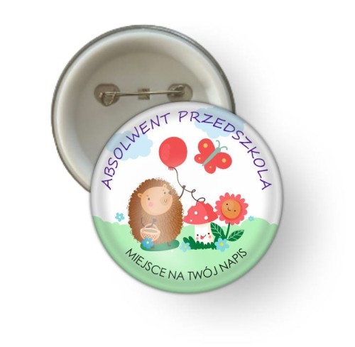 PRZYPINKA ABSOLWENTA PRZEDSZKOLA